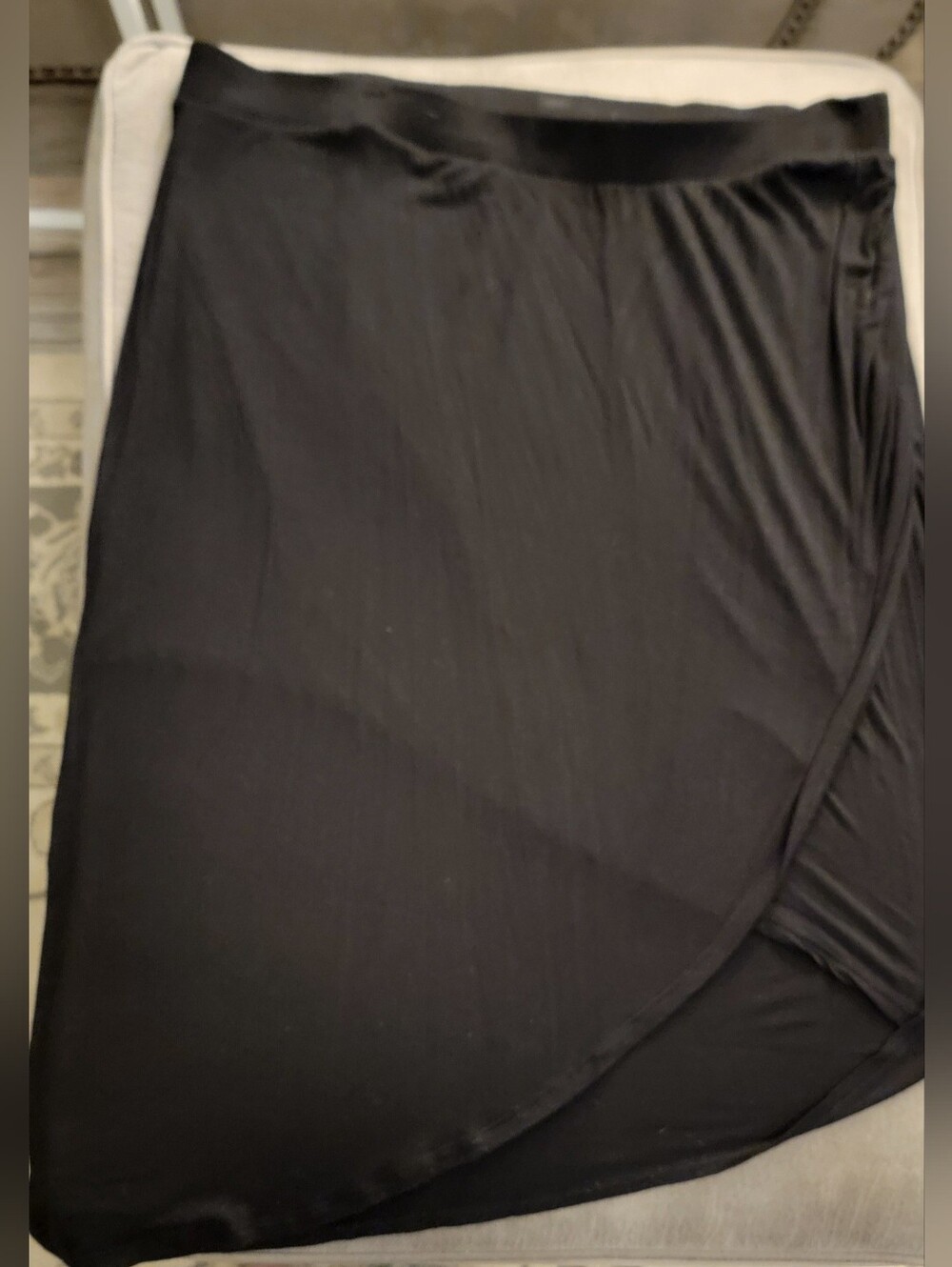 Lane Bryant Black Wrap-Front Women's Skirt - Size 22/24